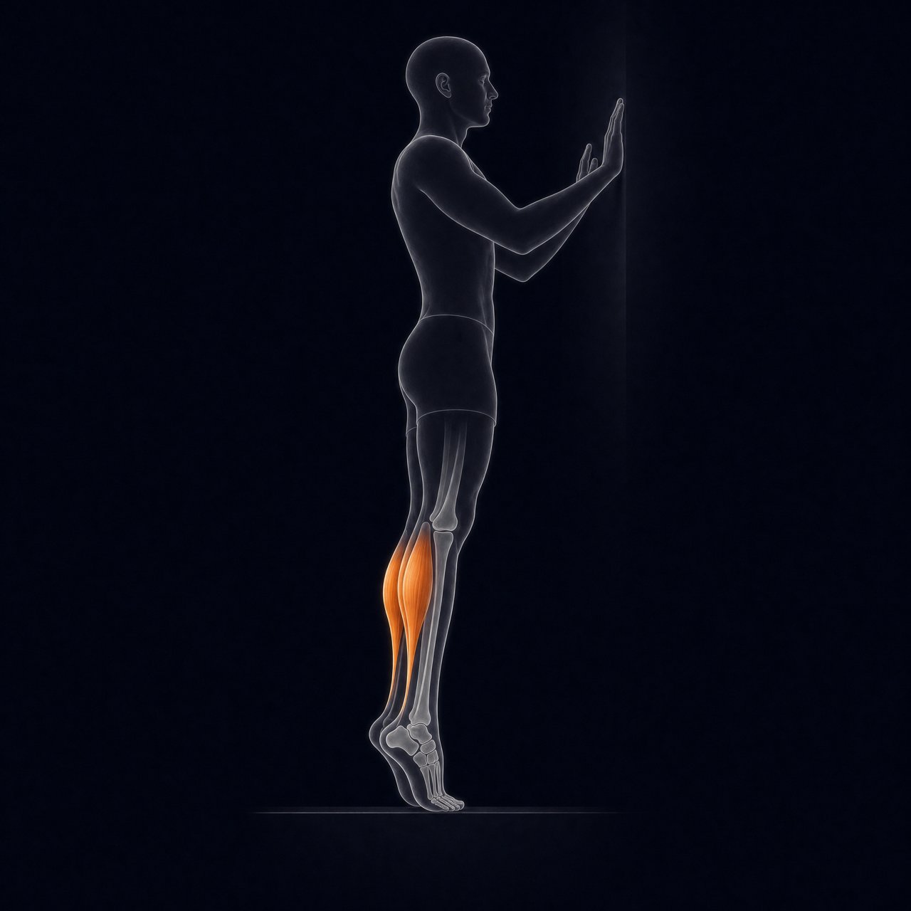 Straight Knee Calf Raise (Gastrocnemius)